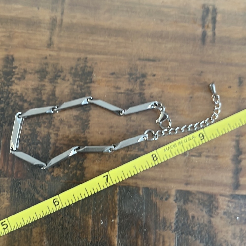 Heavy stainless steel bracelet